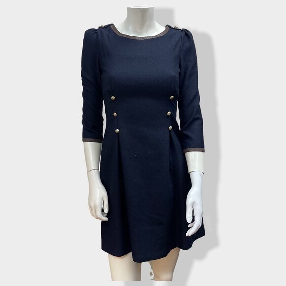 McGinn Dresses & Skirts - MCGINN Navy Military Style Dress